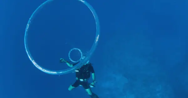 how to blow bubble rings