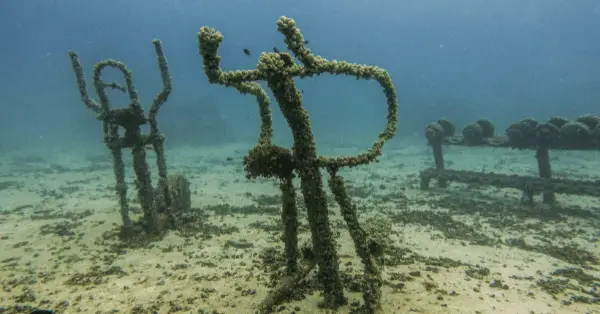 Explore Junkyard Reef – the first artificial dive site in Koh Tao